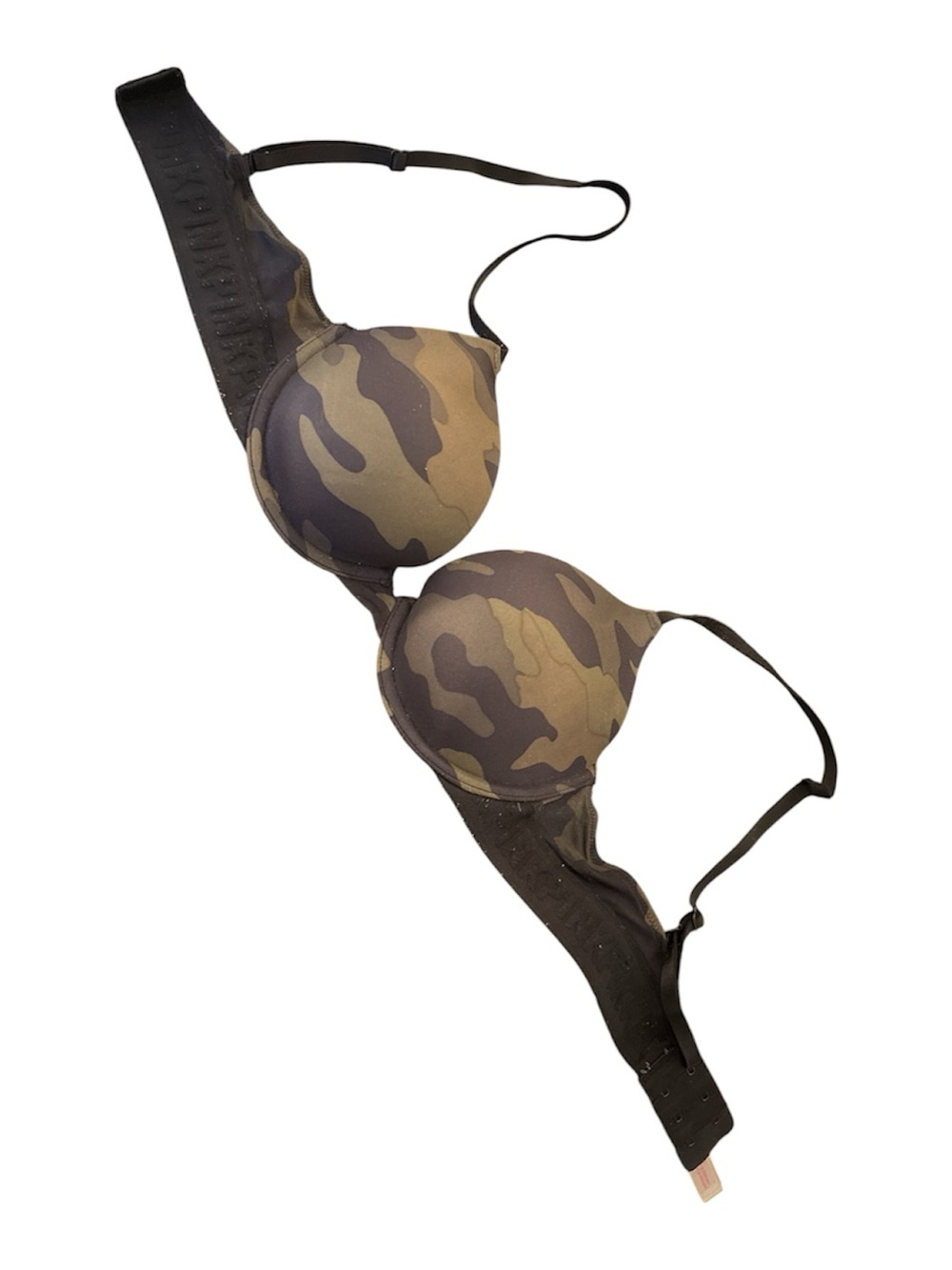 PINK Victoria's Secret Camo Push-Up Bra - Brown/Olive
